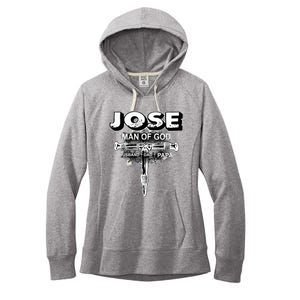 Jose Man Of God Husband Dad And Papa Women's Fleece Hoodie