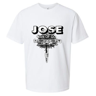 Jose Man Of God Husband Dad And Papa Sueded Cloud Jersey T-Shirt