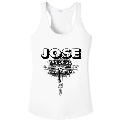 Jose Man Of God Husband Dad And Papa Ladies PosiCharge Competitor Racerback Tank