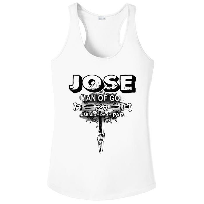 Jose Man Of God Husband Dad And Papa Ladies PosiCharge Competitor Racerback Tank