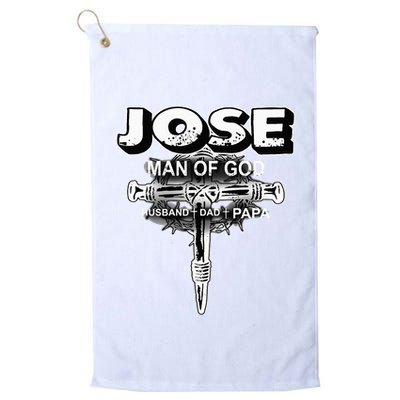 Jose Man Of God Husband Dad And Papa Golf Towel