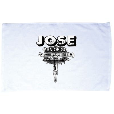 Jose Man Of God Husband Dad And Papa Microfiber Hand Towel
