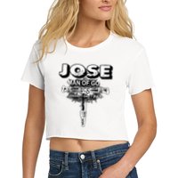 Jose Man Of God Husband Dad And Papa Women's Crop Top Tee