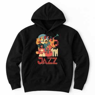Jazz Musician Orchestra Play On Stage Smooth Jazz Hoodie
