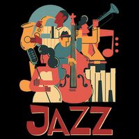Jazz Musician Orchestra Play On Stage Smooth Jazz Apron