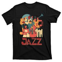 Jazz Musician Orchestra Play On Stage Smooth Jazz T-Shirt