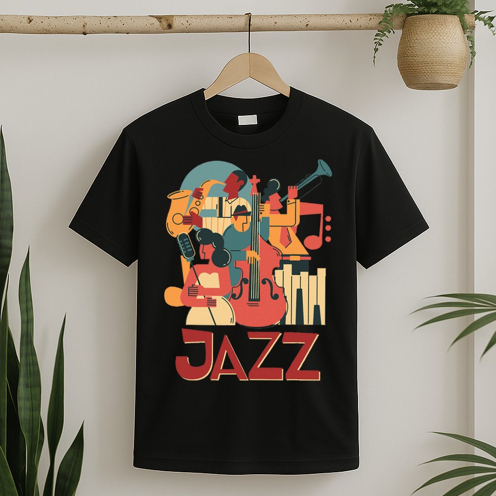 Jazz Musician Orchestra Play On Stage Smooth Jazz T-Shirt