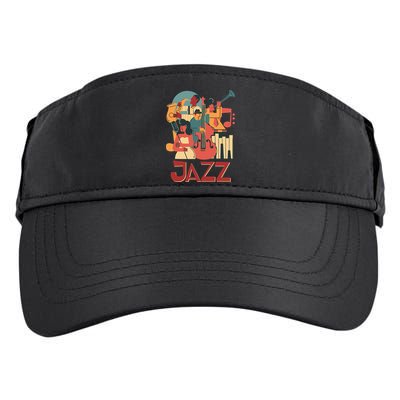 Jazz Musician Orchestra Play On Stage Smooth Jazz Adult Drive Performance Visor