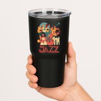 Jazz Musician Orchestra Play On Stage Smooth Jazz Tumbler