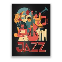 Jazz Musician Orchestra Play On Stage Smooth Jazz Poster