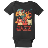 Jazz Musician Orchestra Play On Stage Smooth Jazz Baby Bodysuit