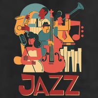 Jazz Musician Orchestra Play On Stage Smooth Jazz Hat