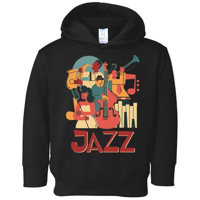 Jazz Musician Orchestra Play On Stage Smooth Jazz Toddler Hoodie