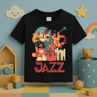 Jazz Musician Orchestra Play On Stage Smooth Jazz Toddler T-Shirt
