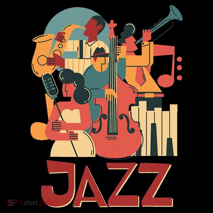Jazz Musician Orchestra Play On Stage Smooth Jazz Kids T-Shirt