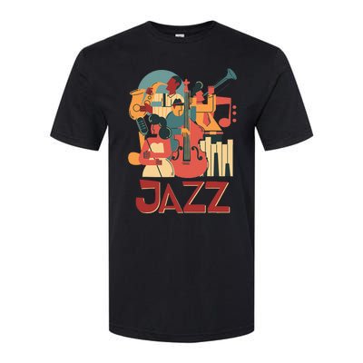 Jazz Musician Orchestra Play On Stage Smooth Jazz Softstyle® CVC T-Shirt