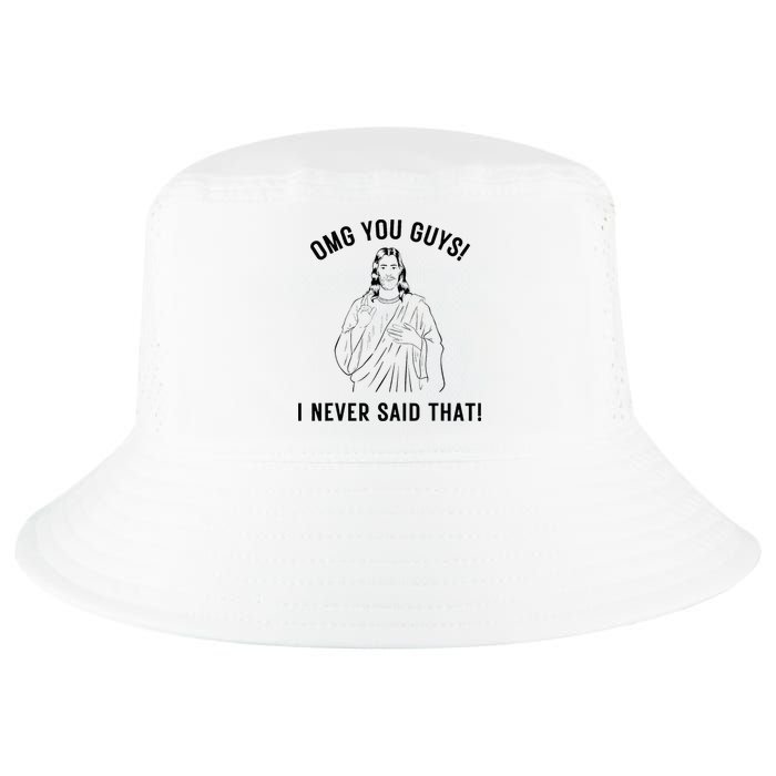 Jesus Meme Omg You Guys I Never Said That Cool Comfort Performance Bucket Hat