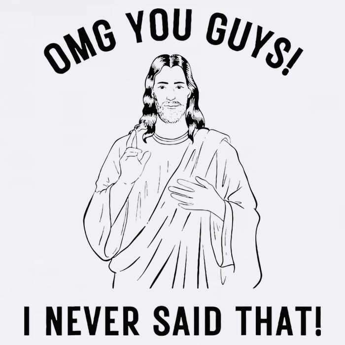 Jesus Meme Omg You Guys I Never Said That Cool Comfort Performance Bucket Hat