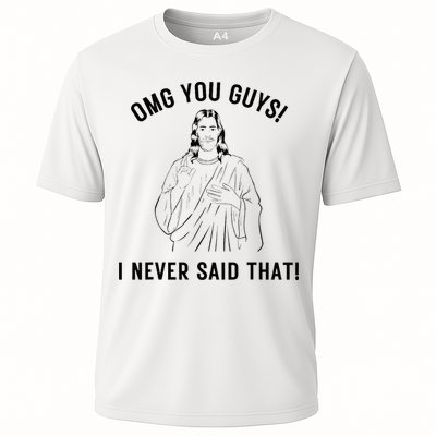 Jesus Meme Omg You Guys I Never Said That Cooling Performance Crew T-Shirt