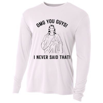 Jesus Meme Omg You Guys I Never Said That Cooling Performance Long Sleeve Crew
