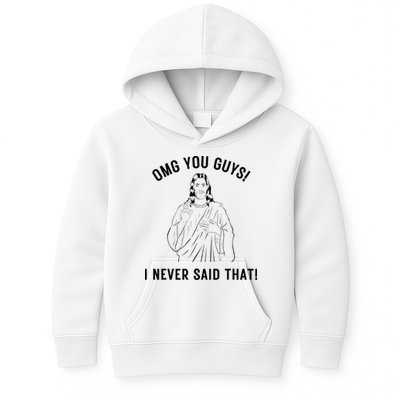 Jesus Meme Omg You Guys I Never Said That Kids Hoodie