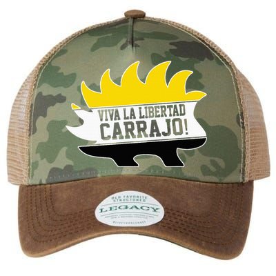 Javier Milei Presidente 2024 Libertarian Viva La Libertad Legacy Tie Dye Trucker Hat