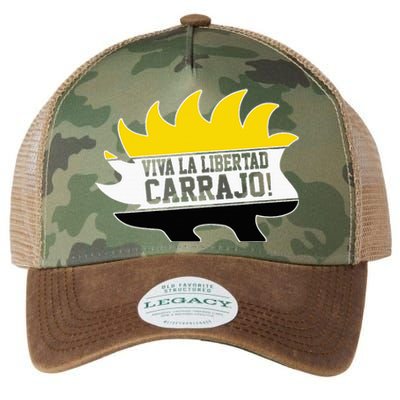 Javier Milei Presidente 2024 Libertarian Viva La Libertad Legacy Tie Dye Trucker Hat