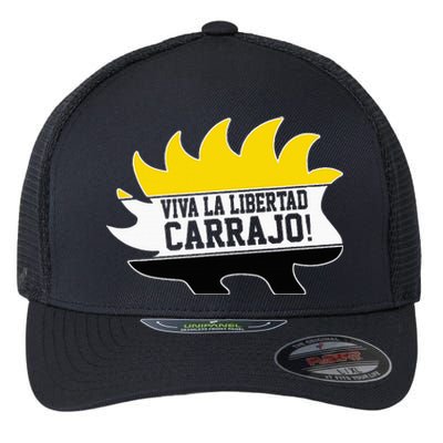 Javier Milei Presidente 2024 Libertarian Viva La Libertad Flexfit Unipanel Trucker Cap