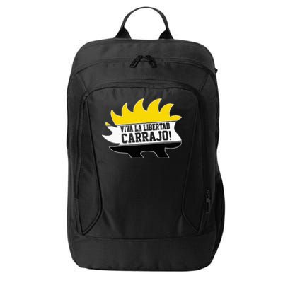 Javier Milei Presidente 2024 Libertarian Viva La Libertad City Backpack