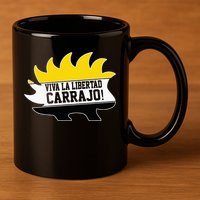 Javier Milei Presidente 2024 Libertarian Viva La Libertad 11oz C Handle Ceramic Mug