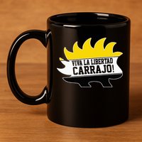 Javier Milei Presidente 2024 Libertarian Viva La Libertad 11oz C Handle Ceramic Mug