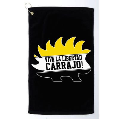 Javier Milei Presidente 2024 Libertarian Viva La Libertad Golf Towel