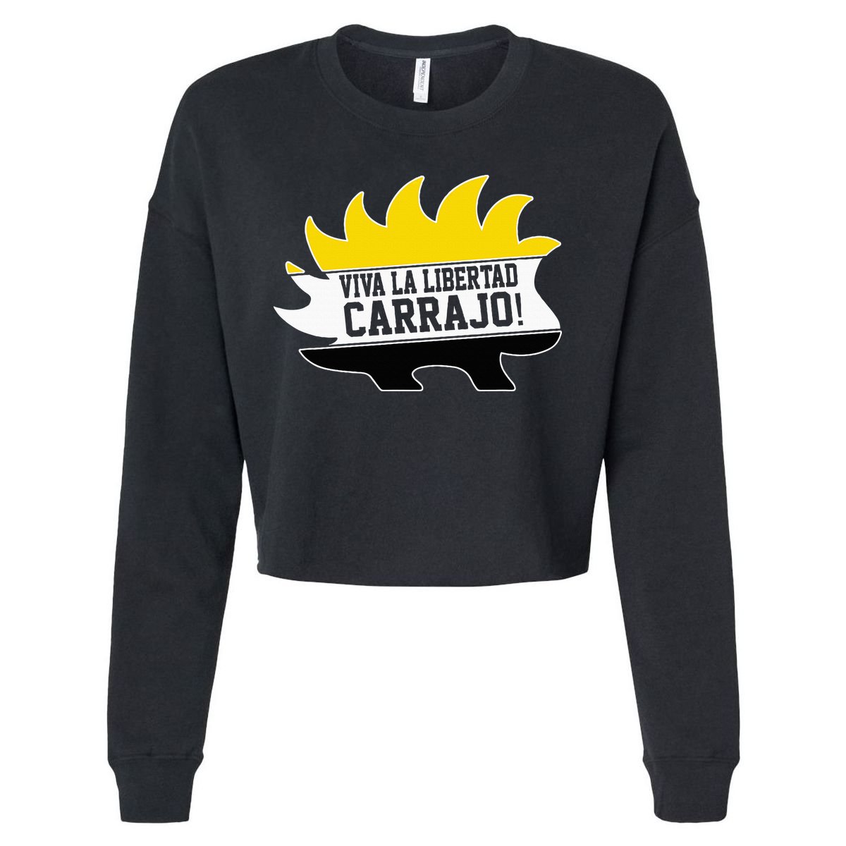 Javier Milei Presidente 2024 Libertarian Viva La Libertad Cropped Pullover Crew
