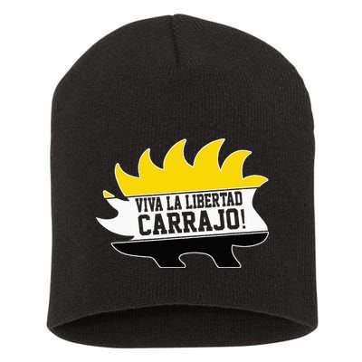 Javier Milei Presidente 2024 Libertarian Viva La Libertad Short Acrylic Beanie