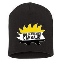 Javier Milei Presidente 2024 Libertarian Viva La Libertad Short Acrylic Beanie