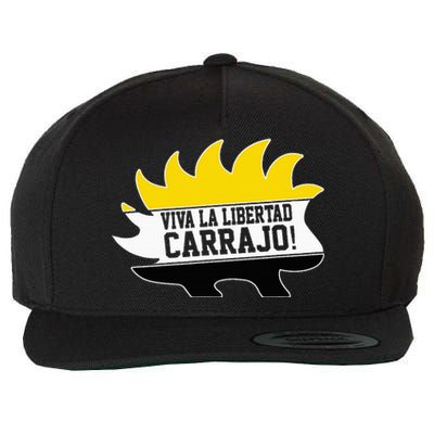 Javier Milei Presidente 2024 Libertarian Viva La Libertad Wool Snapback Cap