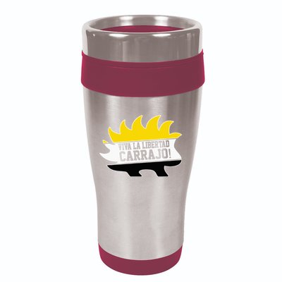 Javier Milei Presidente 2024 Libertarian Viva La Libertad 16oz Travel Tumbler