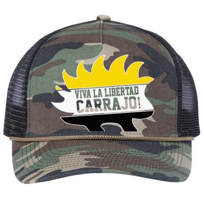 Javier Milei Presidente 2024 Libertarian Viva La Libertad Retro Rope Trucker Hat Cap