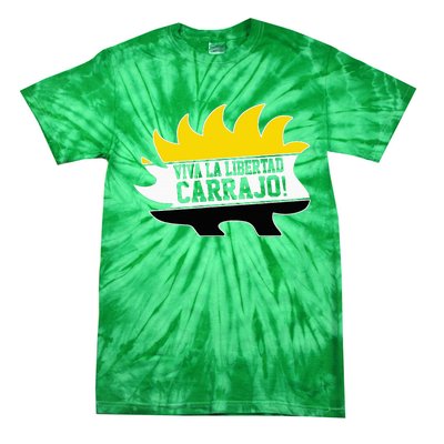 Javier Milei Presidente 2024 Libertarian Viva La Libertad Tie-Dye T-Shirt