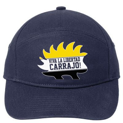 Javier Milei Presidente 2024 Libertarian Viva La Libertad 7-Panel Snapback Hat