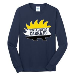 Javier Milei Presidente 2024 Libertarian Viva La Libertad Tall Long Sleeve T-Shirt