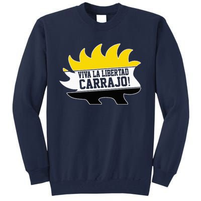 Javier Milei Presidente 2024 Libertarian Viva La Libertad Tall Sweatshirt