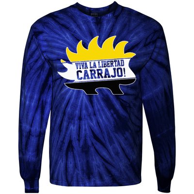 Javier Milei Presidente 2024 Libertarian Viva La Libertad Tie-Dye Long Sleeve Shirt