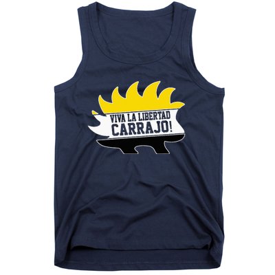 Javier Milei Presidente 2024 Libertarian Viva La Libertad Tank Top