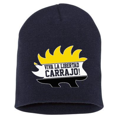 Javier Milei Presidente 2024 Libertarian Viva La Libertad Short Acrylic Beanie