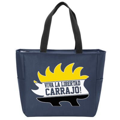 Javier Milei Presidente 2024 Libertarian Viva La Libertad Zip Tote Bag