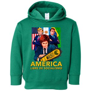 Javier Milei Presidente 2023 America Libre De Socialismo Toddler Hoodie