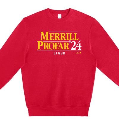 Jackson Merrilljurickson Profar 24 San Diego Baseball Premium Crewneck Sweatshirt