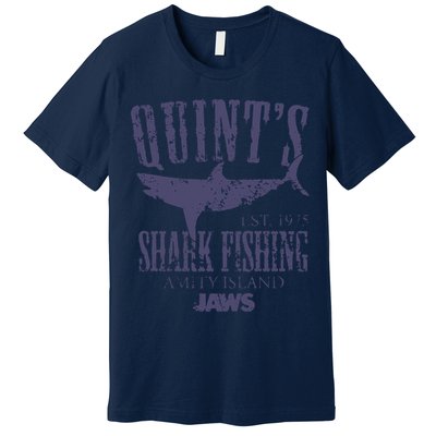 Jaws Movie Quints Shark Fishing Premium T-Shirt