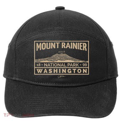 JCombs Mount Rainier National Park 7-Panel Snapback Hat